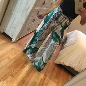 Tropical Print Palazzo Pant - NEVER WORN